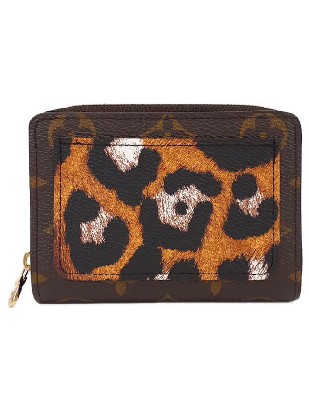 Louis Vuitton Monogram Portefeuille Lou Bi fold Short Wallet